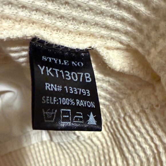 POL mix thermal floral pattern quilted knit crop top NEW size small boho - Picture 8 of 8